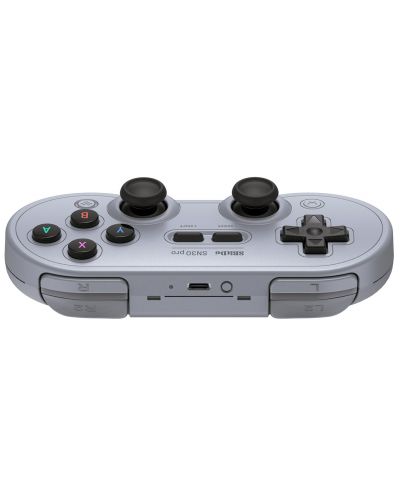 Bežični kontroler 8BitDo - SN30 Pro, Hall Effect Edition, Grey (Nintendo Switch/PC) - 3
