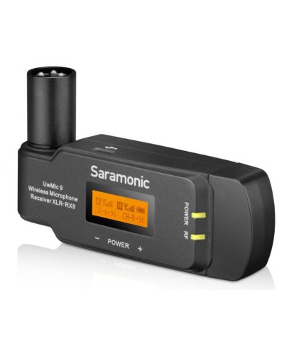 Bežični XLR prijemnik Saramonic - за UwMic9, crni - 4