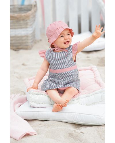 Haljina za bebe sa UV 30+ zaštitom Sterntaler - Prugasta, 74 cm, 6-9 mjeseci - 2