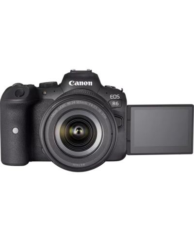 Fotoaparat bez zrcala Canon - EOS R6, RF 24-105mm, f/4-7.1 IS STM, crni - 3