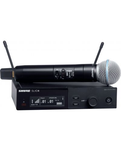 Bežični mikrofonski sustav Shure - SLXD24E/B58-G59, crni - 1