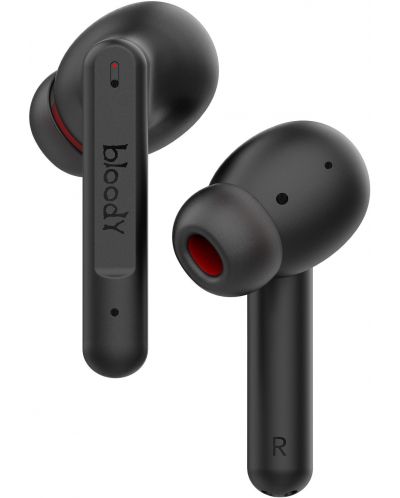 Bežične slušalice A4tech Bloody - M90, TWS, ANC, crne/crvene - 5