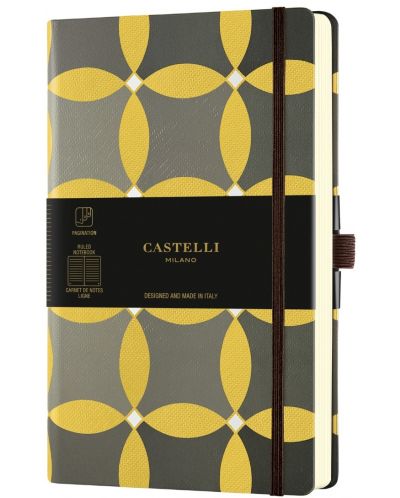 Bilježnica Castelli Oro - Circles, 9 x 14 cm, na linije - 1