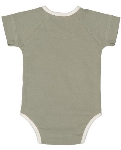 Bodi za bebe Lassig - 50-56 cm, 0-2 mjeseca, rozo-zeleni, 2 komada - 8