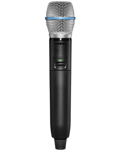 Bežični mikrofonski sustav Shure - GLXD24R+/B87A, crni - 4
