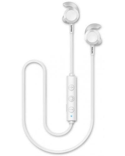 Bežične slušalice s mikrofonom Philips - TAE4205WT, bijele - 2
