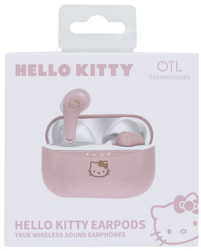 Dječje slušalice OTL Technologies - Hello Kitty, TWS, ružičaste/bijele - 4