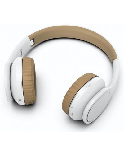 HAMA Slušalice "Touch" Bluetooth  On-Ear ,, mikrofon, bijelo/smeđe, tipke na dodir - 3