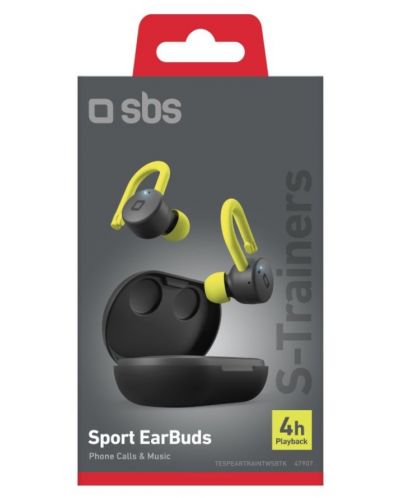 Bežične slušalice SBS - S-Trainers, TWS, crno/zelene - 2