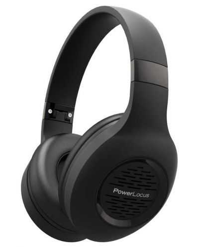 Bežične slušalice PowerLocus - P4 Plus, crne - 1
