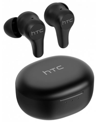 Bežične slušalice HTC - True Wireless Earbuds Plus, ANC, crne - 2