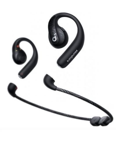 Bežične slušalice Anker - SoundCore AeroFit Pro, crne - 2