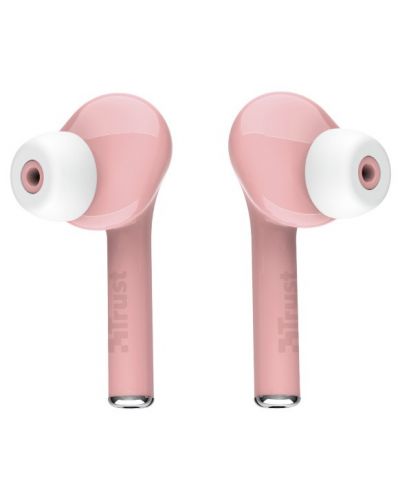 Bežične slušalice Trust - Nika Touch, TWS, ružičaste - 5