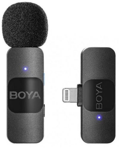 Bežični mikrofonski sustav Boya - BY-V1 Lightning, crni - 2