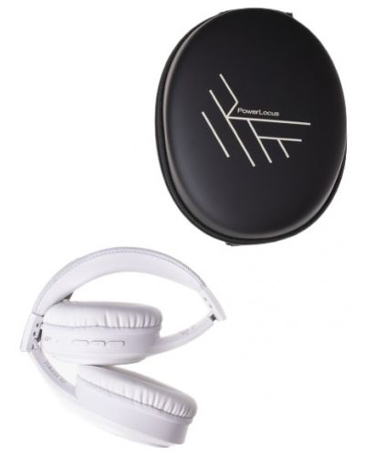 Bežične slušalice s mikrofonom PowerLocus - P19, ružičasto/bijele - 5