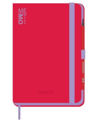 Bilježnica Mitama Memo Book - Crvena, olovkom HB - 1