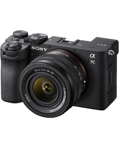 Fotoaparat bez zrcala Sony - A7C II, FE 28-60mm, f/4-5.6, Black - 1