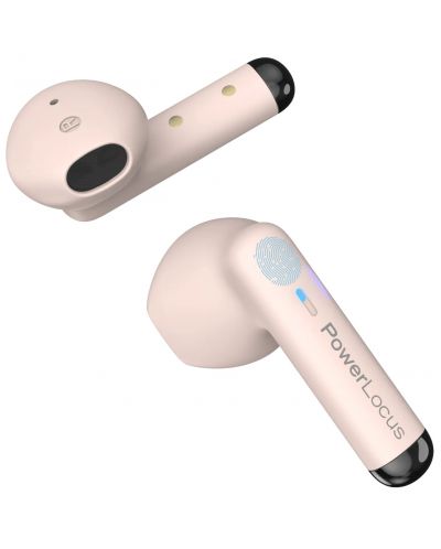 Bežične slušalice PowerLocus - PLX1, TWS, ružičaste - 4