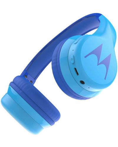 Bežične slušalice s mikrofonom Motorola - Squads 300, plave - 3