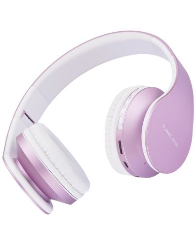 Bežične slušalice PowerLocus - P1, bijelo/ljubičaste - 5