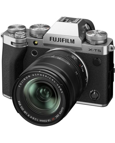 Kamera bez ogledala Fujifilm - X-T5, 18-55mm, Silver - 2