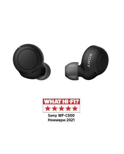 Bežične slušalice Sony - WF-C500, TWS, crne - 1