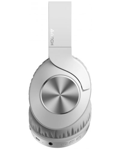 Bežične slušalice s mikrofonom A4tech - BH300, bijele/sive - 5