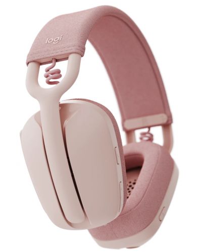 Bežične slušalice s mikrofonom Logitech - Zone Vibe 100, ružičaste - 3
