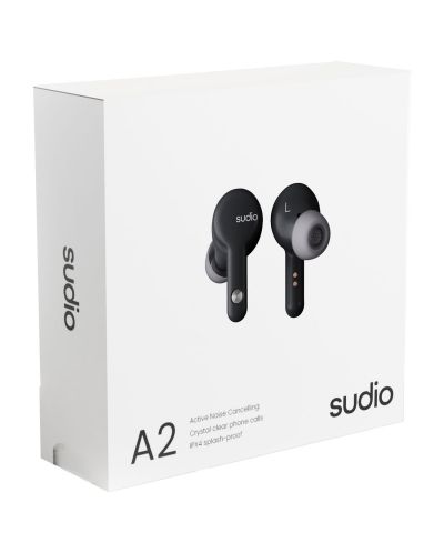 Bežične slušalice Sudio - A2, TWS, ANC, crne - 7