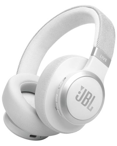 Bežične slušalice JBL - Live 770NC, ANC, bijele - 1