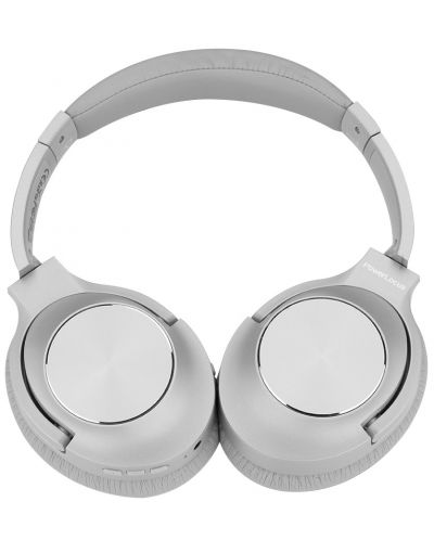 Bežične slušalice s mikrofonom PowerLocus - CD, ANC, srebrnaste - 4
