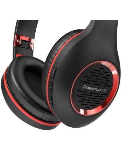Bežične slušalice PowerLocus - P4 Plus, crveno/crne - 5