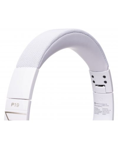 Bežične slušalice s mikrofonom PowerLocus - P19, ružičasto/bijele - 3