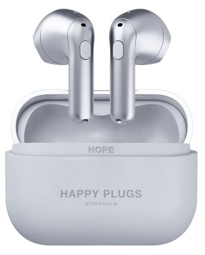 Bežične slušalice Happy Plugs - Hope, TWS, srebrnaste - 1