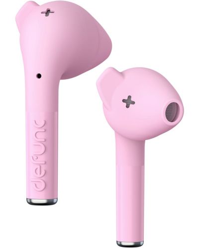 Bežične slušalice Defunc - TRUE GO Slim, TWS, ružičaste - 1