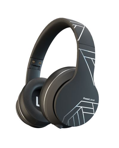 Bežične slušalice PowerLocus - P6, crne/srebrnaste - 1