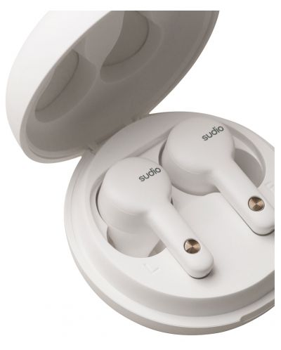 Bežične slušalice Sudio - A2, TWS, ANC, bijele - 6