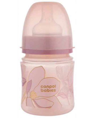 Dječja bočica protiv grčeva Canpol babies - Easy Start, Gold, 120 ml, ružičasta - 1