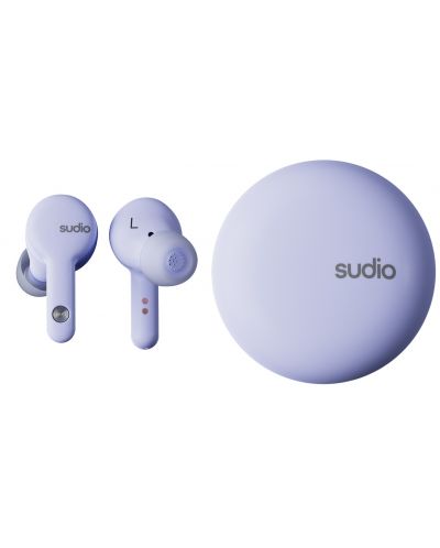 Bežične slušalice Sudio - A2, TWS, ANC, ljubičaste - 1