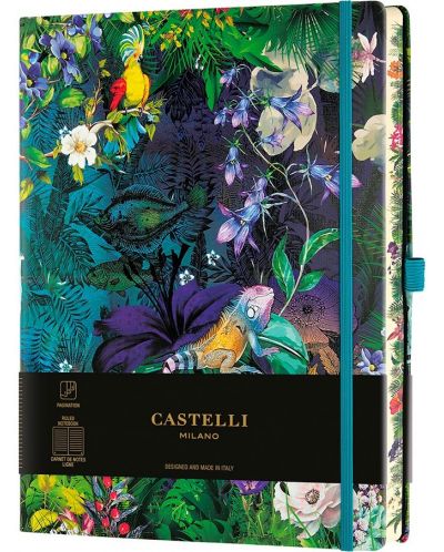 Bilježnica Castelli Eden - Lily, 19 x 25 cm, na linije - 1