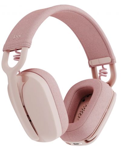 Bežične slušalice s mikrofonom Logitech - Zone Vibe 100, ružičaste - 2