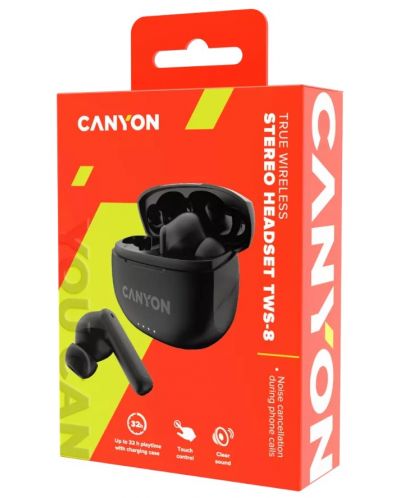 Bežične slušalice Canyon - TWS-8, crne - 5
