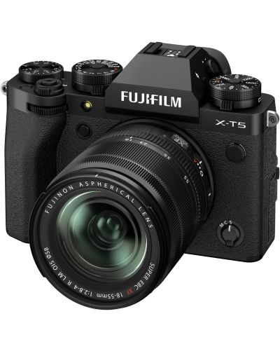 Kamera bez ogledala Fujifilm - X-T5, 18-55mm, Black - 3