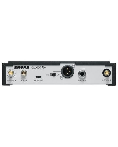 Bežični mikrofonski sustav Shure - GLXD14R+/SM31, crni/narančasti - 4