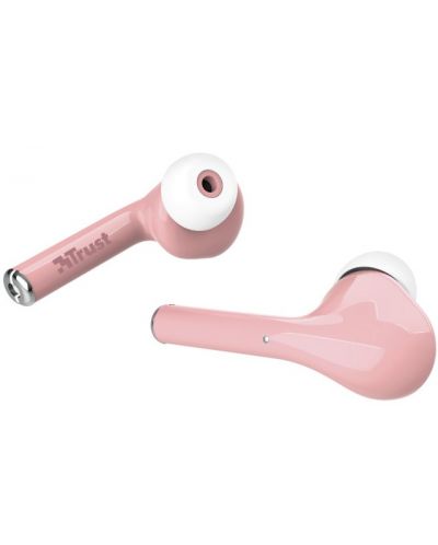 Bežične slušalice Trust - Nika Touch, TWS, ružičaste - 7