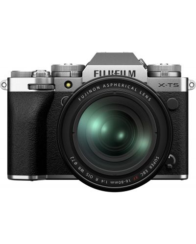 Kamera bez ogledala Fujifilm - X-T5, 16-80mm, Silver - 1