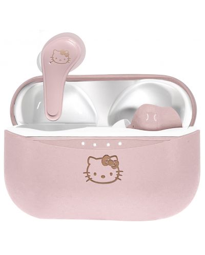 Dječje slušalice OTL Technologies - Hello Kitty, TWS, ružičaste/bijele - 1