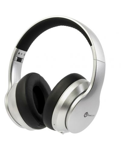 Bežične slušalice PowerLocus - P6, srebrnaste - 1
