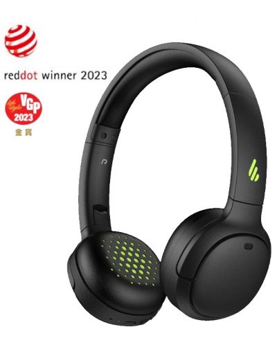 Bežične slušalice s mikrofonom Edifier - WH500, crno/zelene - 1