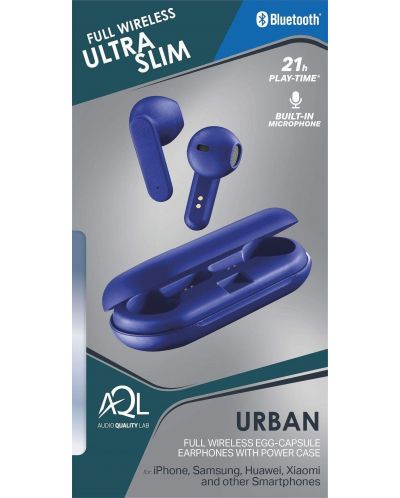 Bežične slušalice Cellularline  - Urban, TWS, plave - 4
